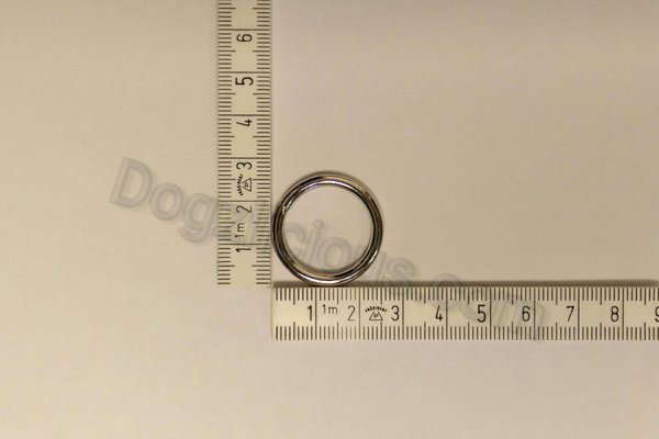 O - Ring 20x3mm Stahl, vernickelt und geschweißt