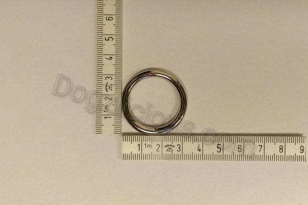 O - Ring 25x3,5mm Stahl, vernickelt und geschweißt