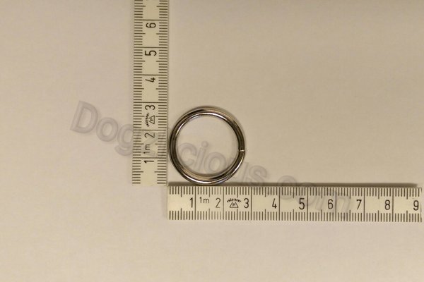 O - Ring 22x3,2mm Stahl, vernickelt und geschweißt