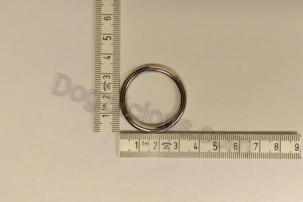 O - Ring 27x3,7mm Stahl, vernickelt und geschweißt