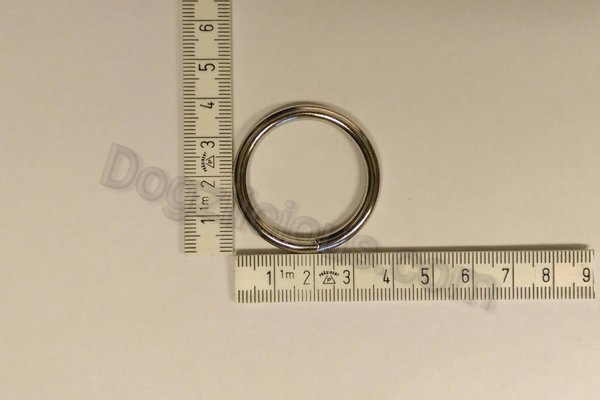O - Ring 30x4mm Stahl, vernickelt und geschweißt