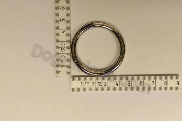 O - Ring 36x5mm Stahl, vernickelt und geschweißt
