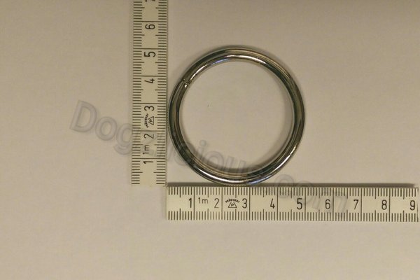 O - Ring 40x5mm Stahl, vernickelt und geschweißt