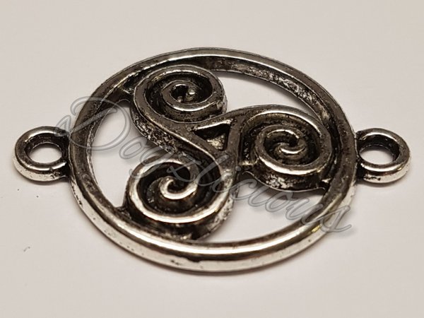 Einbinder Keltischer Knoten #4 Ø:20mm Loch:2mm