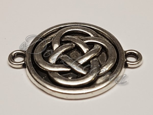 Einbinder Keltischer Knoten #5 Ø:20mm Loch:2mm