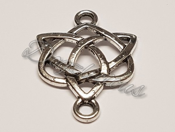 Einbinder Keltischer Knoten #6 Ø:22mm Loch:2mm
