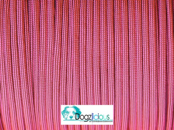 Neon Pink / Chocolate Brown Stripes Typ3