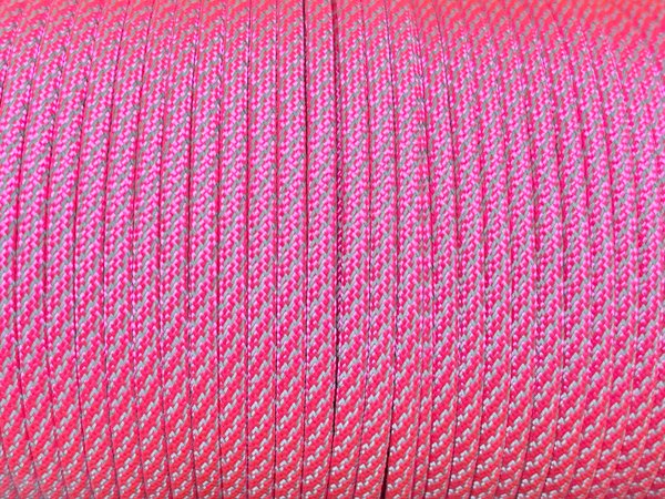 Neon Pink Super Reflective Candy Cane